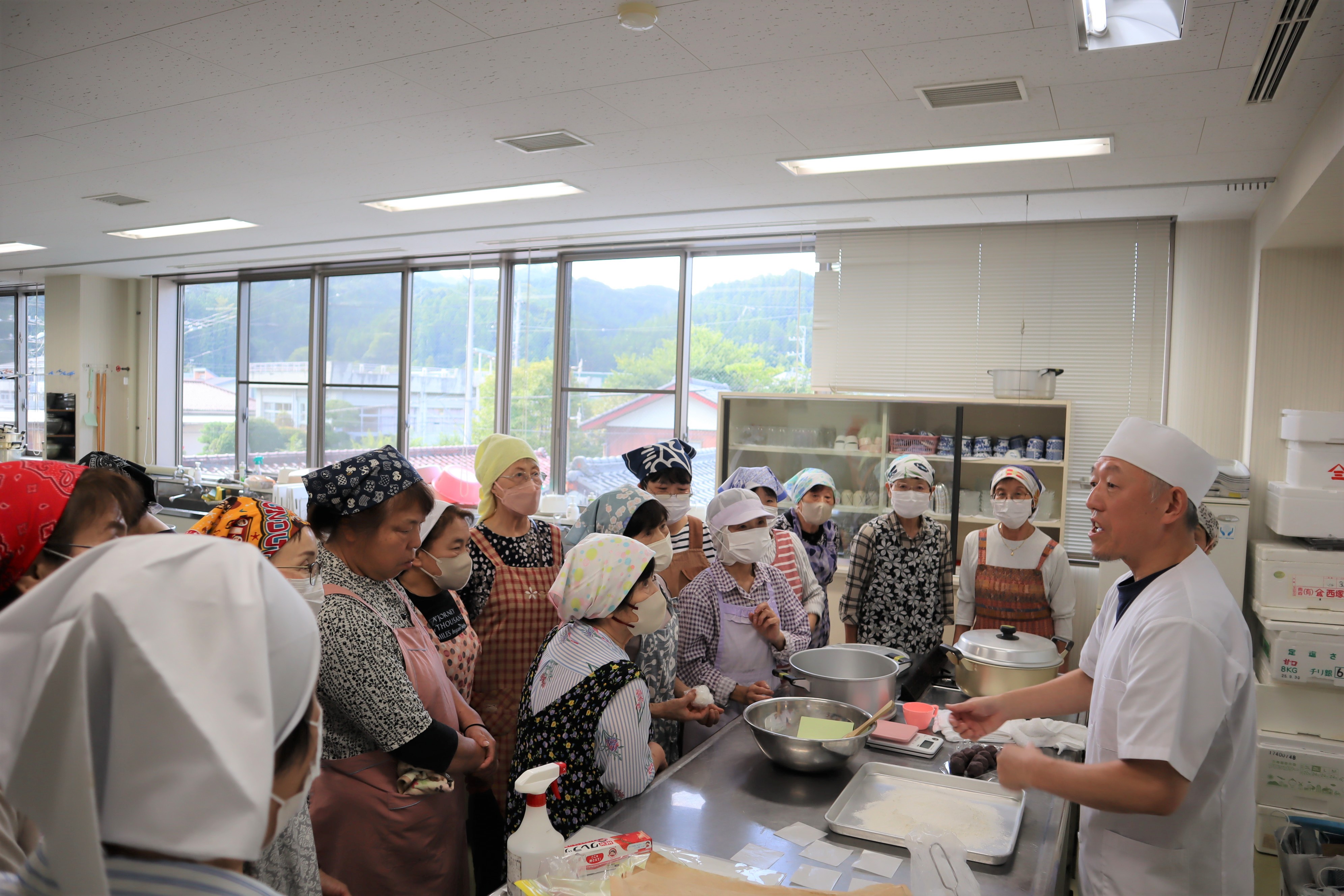 お饅頭作り教室