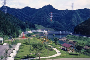 荒船湖の風景