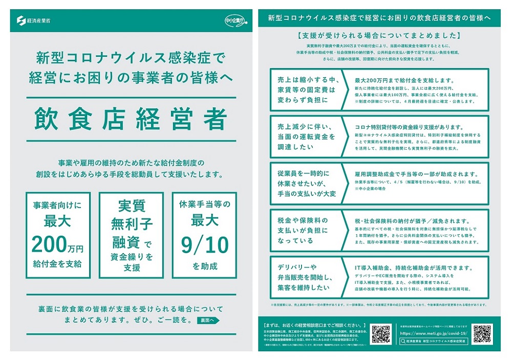 下仁田町ホームページ 業種別支援策リーフレット 下仁田町ホームページ 業種別支援策リーフレット